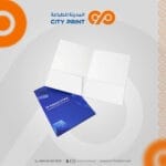 فولدر جيب ابيض