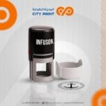 ⁦ختم اوتوماتيك بيضاوي (5*3.5 سم)⁩ - الصورة ⁦3⁩